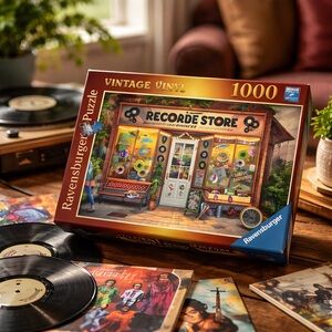 Ravensburger “Vintage Vinyl” Record Store 1000 Piece Puzzle